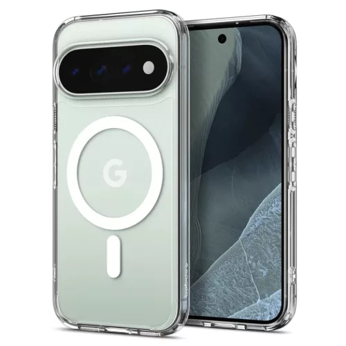 Google Pixel 11 Pro Clear/fehér Spigen Ultra Hybrid Mag MagSafe tok-8800337245646 2 kép
