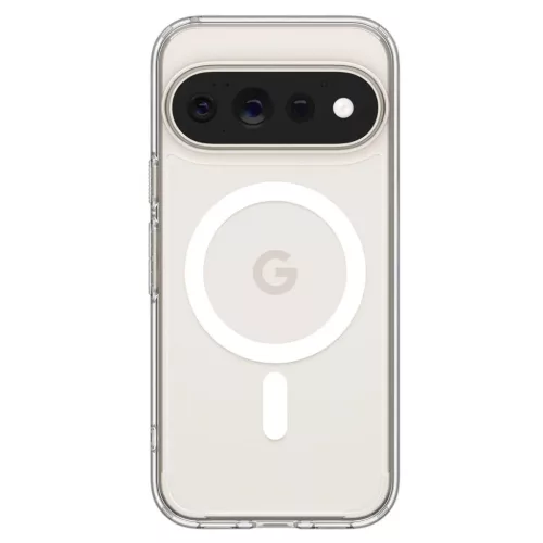 Google Pixel 11 Pro Clear/fehér Spigen Ultra Hybrid Mag MagSafe tok-8800337245646 3 kép
