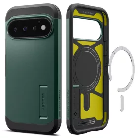 Google Pixel 11 Pro mélyzöld Spigen Tough Armor Mag MagSafe tok-8800337249880 2 kép