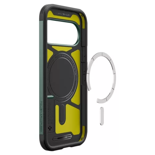 Google Pixel 11 Pro mélyzöld Spigen Tough Armor Mag MagSafe tok-8800337249880 7 kép