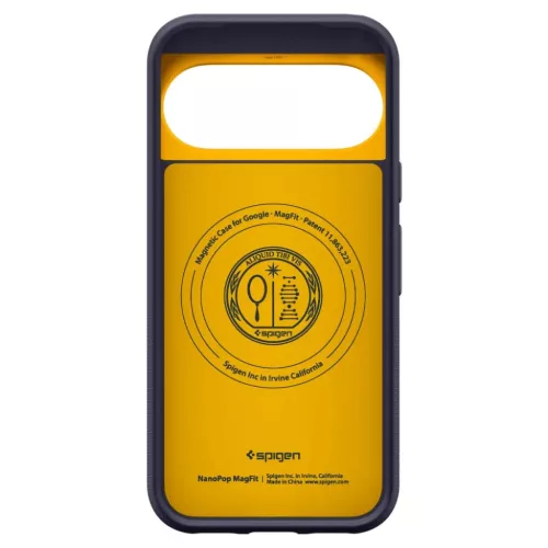 Google Pixel 11 Pro sötétkék-sárga Spigen Nano Pop MagSafe tok-8800337245677 5 kép
