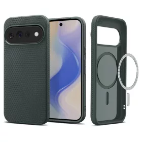 Google Pixel 11 Pro XL mélységzöld Spigen Liquid Air Mag MagSafe to-8800337249927 1 kép