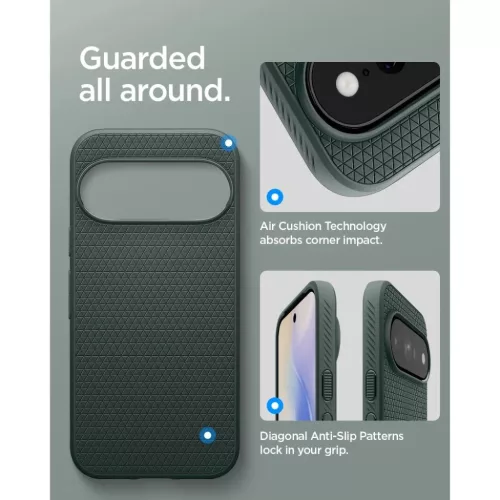 Google Pixel 11 Pro XL mélységzöld Spigen Liquid Air Mag MagSafe to-8800337249927 10 kép