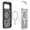 Google Pixel 11 Pro XL Frost Black Spigen Ultra Hybrid Mag MagSafe tok-8800337245851 6 kép