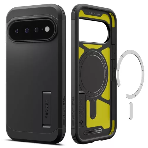 Google Pixel 11 Pro XL fekete Spigen Tough Armor Mag MagSafe tok-8800337245868 3 kép