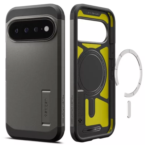 Google Pixel 11 Pro XL Gunmetal Spigen Tough Armor Mag MagSafe tok-8800337249941 2 kép