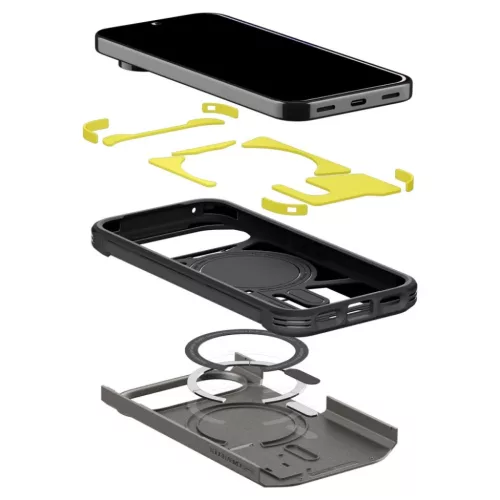 Google Pixel 11 Pro XL Gunmetal Spigen Tough Armor Mag MagSafe tok-8800337249941 7 kép