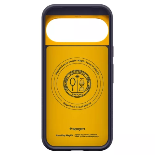 Google Pixel 11 Pro XL sötétkék-sárga Spigen Nano Pop MagSafe tok-8800337245875 5 kép