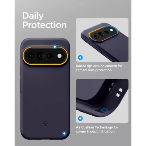 Google Pixel 11 Pro XL sötétkék-sárga Spigen Nano Pop MagSafe tok-8800337245875 9 kép