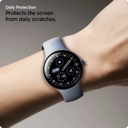 Google Pixel Watch 3 / 4 / 5 (45 mm) átlátszó Spigen Elite Shield E-8809971233767 10 kép