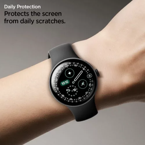 Google Pixel Watch 3 / 4 / 5 (41 mm) átlátszó Spigen Elite Shield E-8809971233750 10 kép