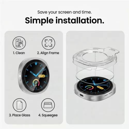  Samsung Galaxy Watch Ultra 2 2026 (47 mm) átlátszó Tech-Protect Ea-5906302324729 6 kép