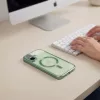  Apple iPhone 17 matt zsályazöld Tech-Protect MagFlex MagSafe tok-5906302342761 6 kép