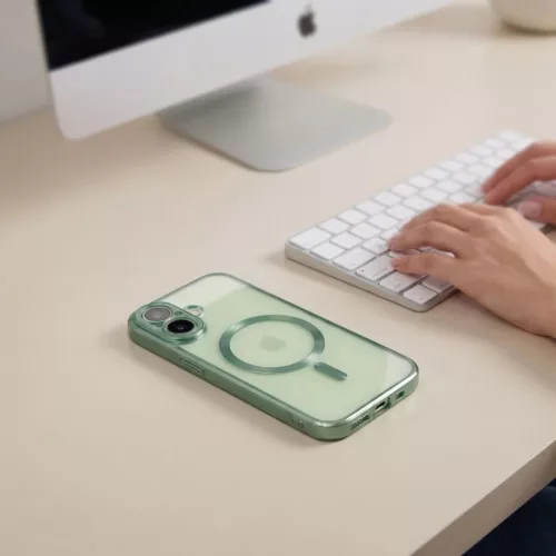  Apple iPhone 17 matt zsályazöld Tech-Protect MagFlex MagSafe tok-5906302342761 6 kép