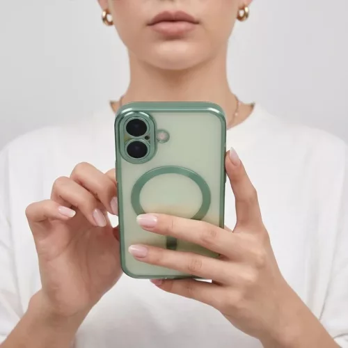  Apple iPhone 17 matt zsályazöld Tech-Protect MagFlex MagSafe tok-5906302342761 7 kép