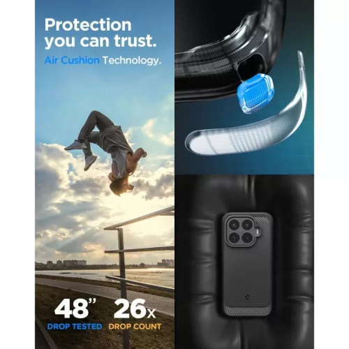  Xiaomi 17T matt fekete Spigen Rugged Armor tok-8800337249996 7 kép