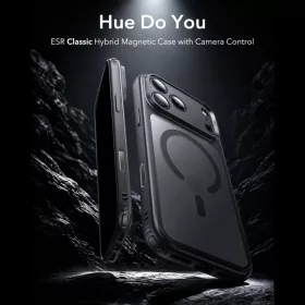  Apple iPhone 17 Pro Max / 18 Pro Max matt fekete ESR Classic Hybrid M-4894240303375 2 kép