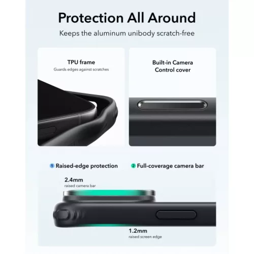  Apple iPhone 17 Pro / 18 Pro ESR Classic Hybrid Kickstand MagSafe Át-4894240303429 5 kép
