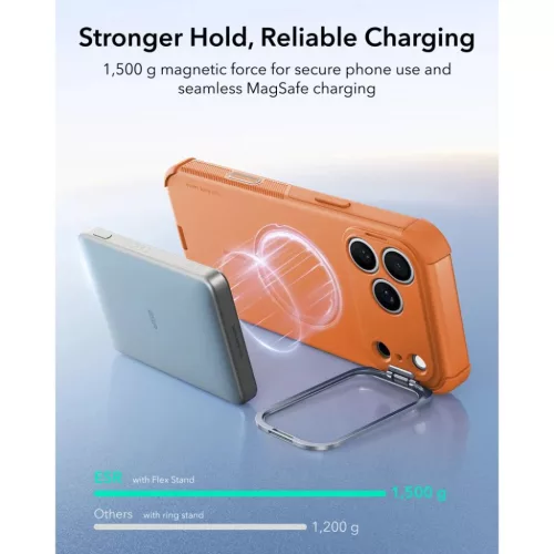  Apple iPhone 17 Pro / 18 Pro narancssárga ESR Cyber Tough Kickstand -4894240307915 7 kép