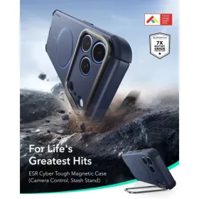 Apple iPhone 17 Pro Max / 18 Pro Max kék ESR Cyber Tough Kickstand M-4894240304105 2 kép