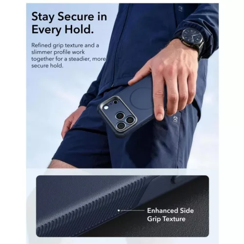  Apple iPhone 17 Pro Max / 18 Pro Max kék ESR Cyber Tough Kickstand M-4894240304105 6 kép