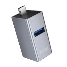 Hoco HB54A 3 az 1-ben USB-C adapter, szürke-6942007680806 1 kép