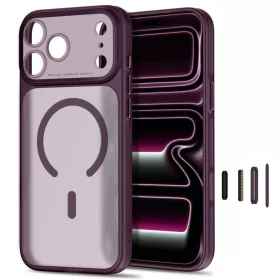  iPhone 17 Pro Max / 18 Pro Max matt sötét cseresznye Tech-Protect M-5906302342075 2 kép