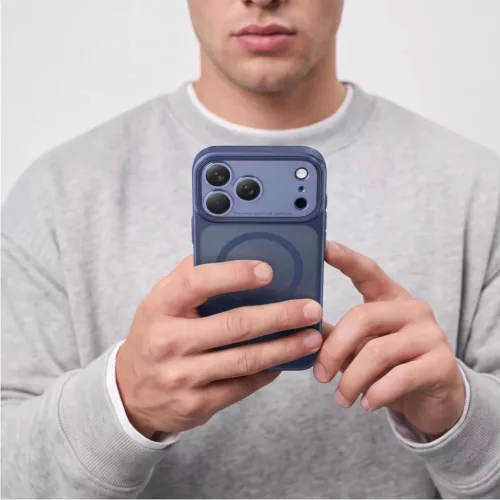  iPhone 17 Pro Max / 18 Pro Max matt sötétkék Tech-Protect MagPrime-5906302324828 7 kép