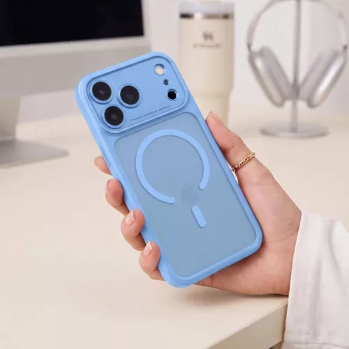 Apple iPhone 17 Pro Max / 18 Pro Max matt világoskék Tech-Protect Ma-5906302341917 5 kép
