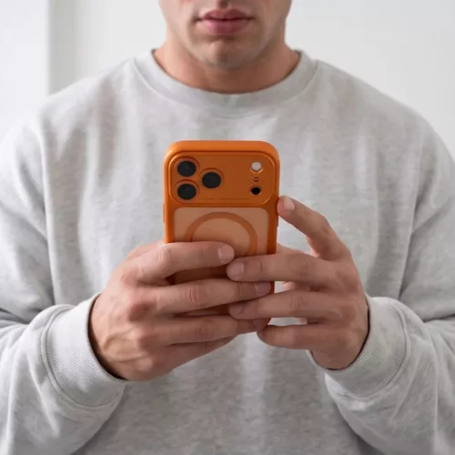 iPhone 17 Pro / 18 Pro kozmikus narancssárga/átlátszó Tech-Protect-5906302341948 5 kép