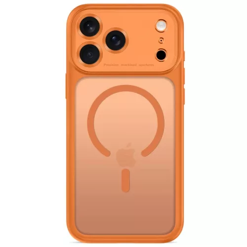 iPhone 17 Pro / 18 Pro matt kozmikus narancssárga Tech-Protect MagPea-5906302341863 3 kép