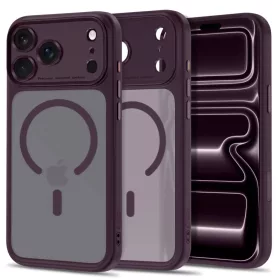 Apple iPhone 17 Pro / 18 Pro matt sötétcseresznye Tech-Protect MagPe-5906302341924 1 kép