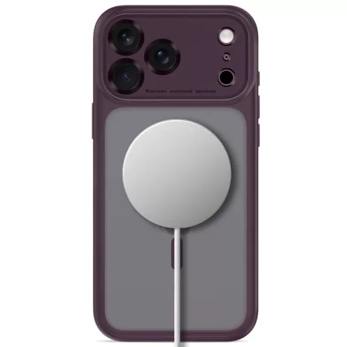 Apple iPhone 17 Pro / 18 Pro matt sötétcseresznye Tech-Protect MagPe-5906302341924 4 kép