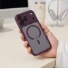 Apple iPhone 17 Pro / 18 Pro matt sötétcseresznye Tech-Protect MagPe-5906302341924 9 kép