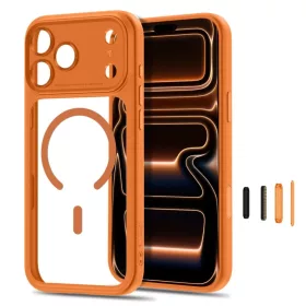 iPhone 17 Pro Max / 18 Pro Max kozmikus narancssárga/átlátszó Tech-5906302341955 2 kép