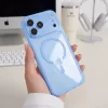 Apple iPhone 17 Pro Max / 18 Pro Max áttetsző világoskék Tech-Prot-5906302341993 8 kép