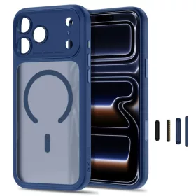 Apple iPhone 17 Pro Max / 18 Pro Max Mélykék matt Tech-Protect MagPe-5906302341894 2 kép
