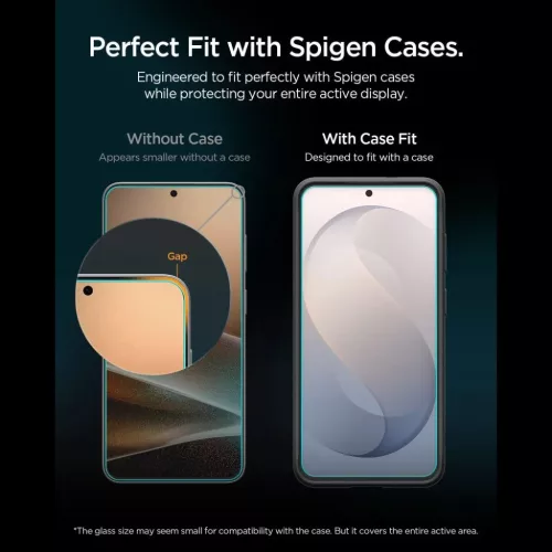 Samsung Galaxy S26 FE átlátszó Spigen Glas.tR EZ Fit Pro AC edzett -8800337251258 9 kép