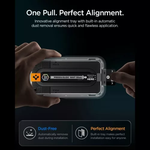 Samsung Galaxy S26 FE átlátszó Spigen Glas.tR EZ Fit Pro AC edzett -8800337251258 10 kép