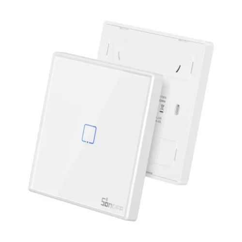 Sonoff T2EU2C-RF Érintős villanykapcsoló Wi-Fi 433MHz Vezeték nél-6920075776263 5 kép