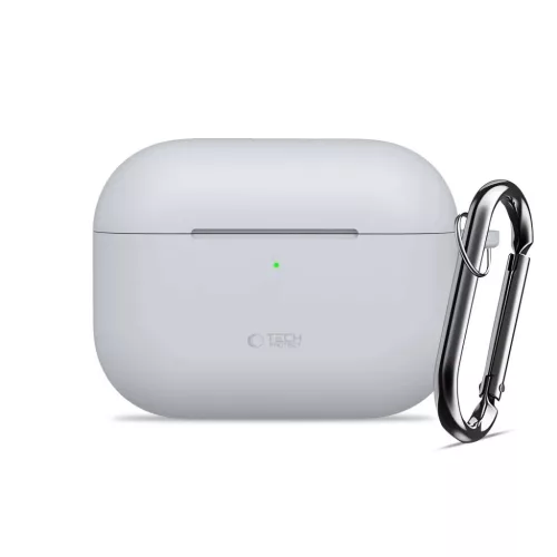 Apple AirPods Pro 3 Tech-protect Silicone Hook Ceruza Szürke tok-5906302333141 2 kép