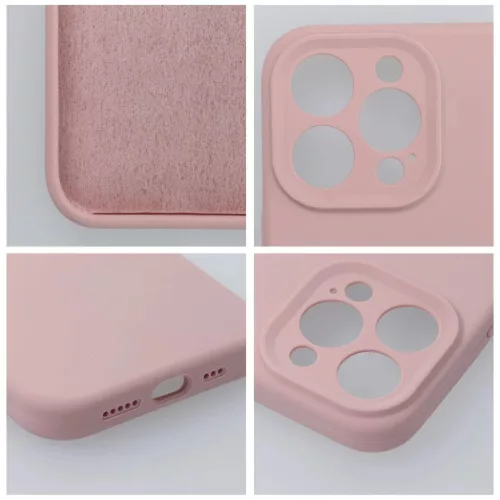 Szilikon tok 2mm vastag IPHONE 17 homok rózsaszín tok-5903396408076 2 kép