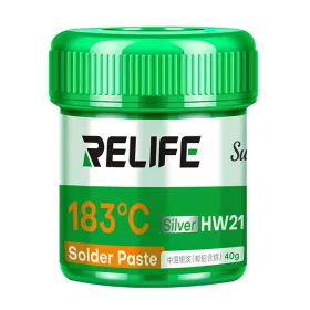Relife HW21 forrasztópaszta, 40g, olvadáspont 183 fok