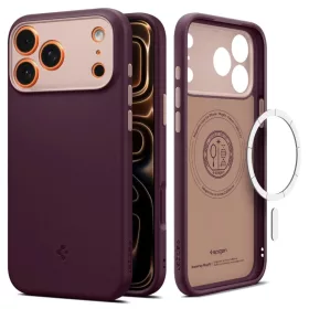 iPhone 17 Pro Spigen Nano Pop Mag Magsafe tok Burgundi bab