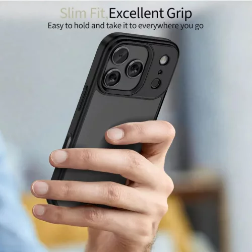 iPhone 17 Pro Max Tech-protect Magmat Matt Fekete tok-5906302333981 4 kép