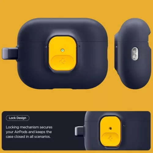 Apple AirPods Pro 3 Spigen Nano Pop tok Áfonya Tengerészkék-8800283309676 4 kép