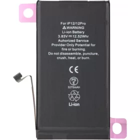   Akkumulátor Apple iPhone 12 / 12 Pro-hoz, 3300mAh Diagnosztikai Nagy Kapacitású