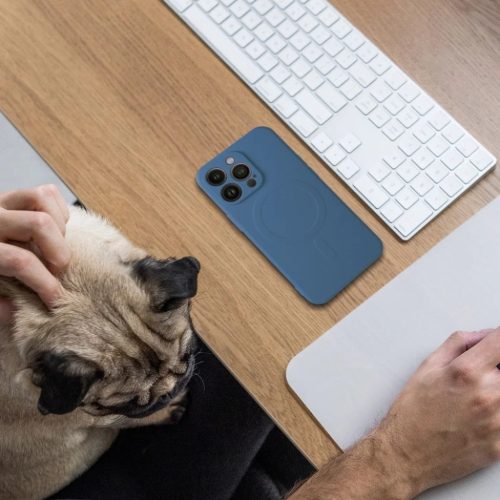 Xiaomi Redmi 15C Silicone Mag Cover kék tok-5903396419447 3 kép