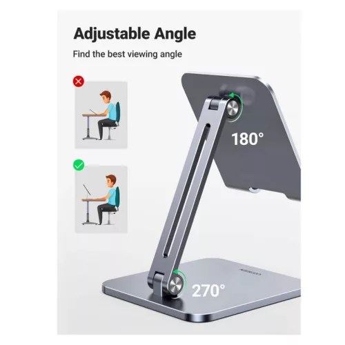 Stand Telefon / Tablet UGREEN LP134, 6.1inch - 12.9inch, Szürke-6957303843930 2 kép