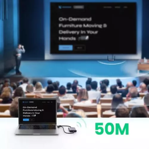 UGREEN CM506 vezeték nélküli HDMI Extender, 1080P, szürke-6957303894741 6 kép